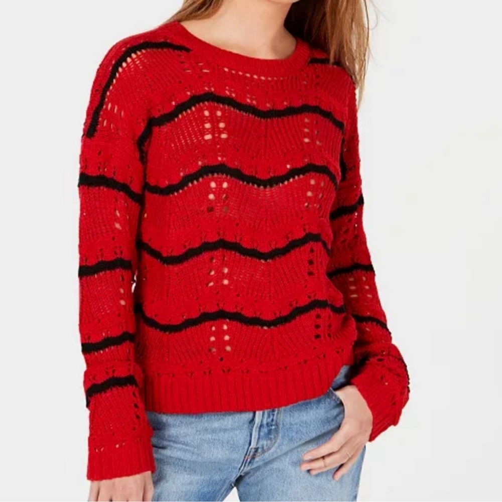 Red and Black Women's Sweater